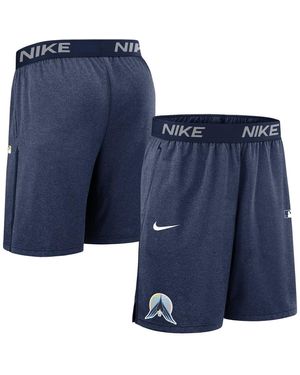 Nike Minnesota Twins Authentic Collection City Connect Performance Knit Shorts - Blue