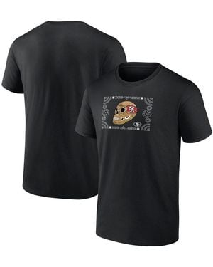 Fanatics Mto Label San Francisco 49ers Sugar Skull T-shirt - Black