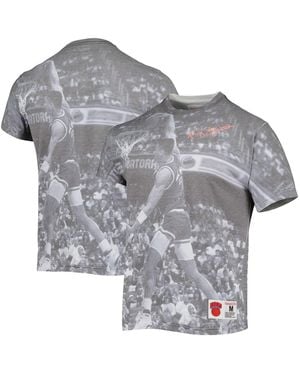 Mitchell & Ness Kenny Walker New York Knicks Above The Rim T-shirt - Gray
