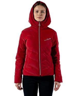 Woodpecker Robin Medium Weight Coat - Red