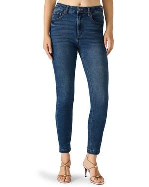 Steve Madden Lona High Rise Jeans - Blue