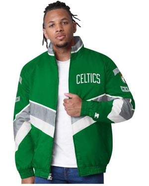 Starter Boston Celtics Captain Oxford Full-zip Jacket - Green