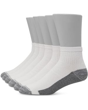 Hanes 6-pk. Ultimate Xtemp Ultra Cushion Ankle Socks - White