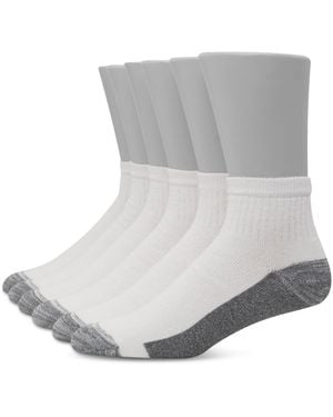 Hanes 6-pk. Ultimate Xtemp Ultra Cushion Ankle Socks - White