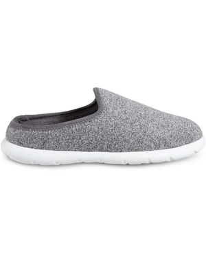 Isotoner Zenz Sport Indoor/outdoor Knit Slippers - Gray