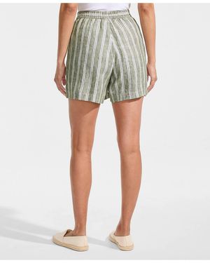 Lands' End Linen Above The Knee Skort - Green