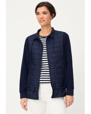 Olsen Mixed Media Sweatshirt - Blue