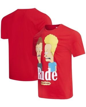 FREEZE MAX And Beavis And Head Rude T-shirt - Red