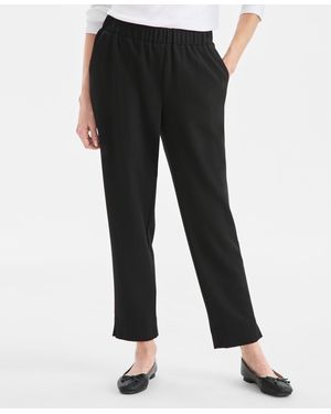 Style & Co. Pull-on Ankle Pants - Black