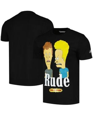FREEZE MAX And Beavis And Butt-head Rude T-shirt - Black