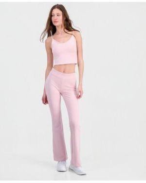 Guess Syrma Cropped Sleeveless Top Syrma Flare leggings - Pink