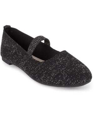 Danskin Shine Knit Flat in Black Lyst