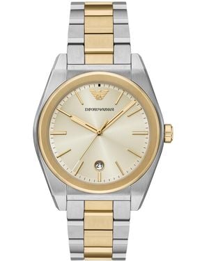 Emporio Armani Three-hand Stainless Steel Watch - Metallic