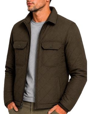 Hawke & Co. Diamond Quilted Heritage Jacket - Brown