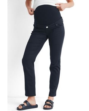 Hello Miss Maternity Straight Leg Pants - Blue