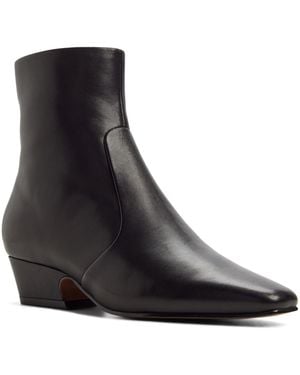 ALDO Frannie Western Pointed-toe Ankle Suede Boots - Black