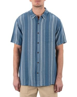 Hurley Oceanside Short Sleeve Shirt - Blue