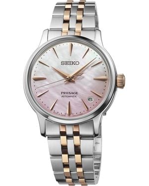 Seiko Silver Stainless Steel Bracelet Watch - Gray