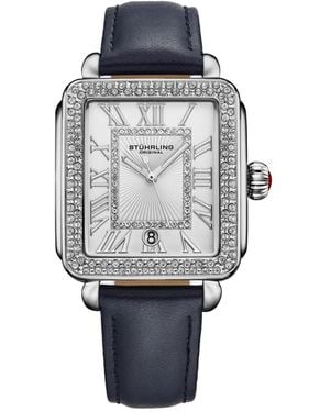 Stuhrling Elegant S Rectangular 35×47mm Dress Watch – Model 4060l.2 - Gray