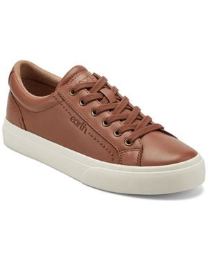 Earth Dailey Low Profile Lace-up Sneakers - Brown