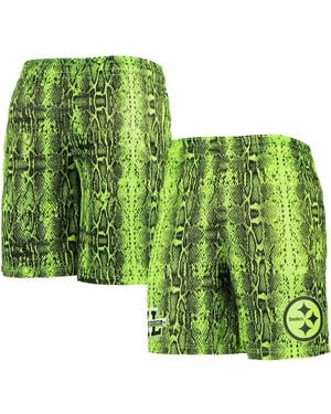 KTZ Pittsburgh Steelers Summer Pop Shorts - Green