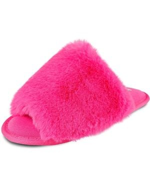 Jessica Simpson Open Toe Slide Slippers - Pink