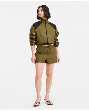 BarIII Side-striped Track Shorts - Green