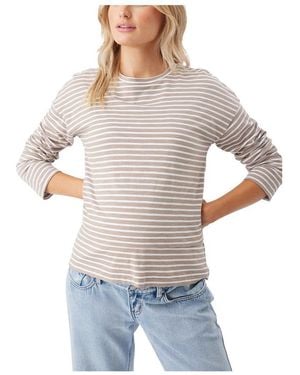Ripe Maternity Maternity Claudette L/s Nursing Top - White