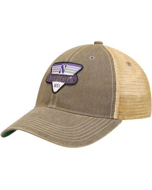 Legacy Athletic Northwestern Wildcats Legacy Point Old Favorite Trucker Snapback Hat - Gray