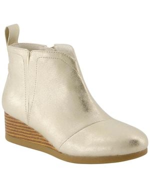 TOMS Girls' Clare Wedge Boots - Natural
