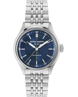 Aston Martin F1 Automatic Blue Stainless Steel Bracelet Watch 39mm