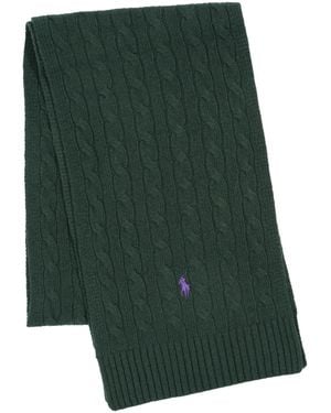 Polo Ralph Lauren Classic Cable Scarf - Green