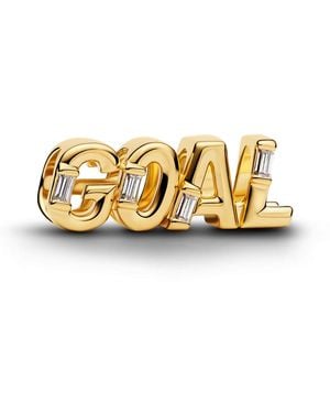 PANDORA Goal Script Charm - Metallic