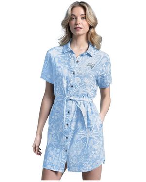 Margaritaville Tampa Bay Buccaneers Palm Linen Dress - Blue