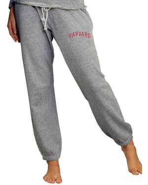 Concepts Sport Harvard Crimson Mainstream Knit jogger Pants - Gray