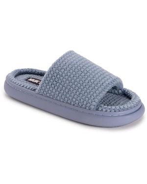 Muk Luks Marsai Slide Slipper - Blue