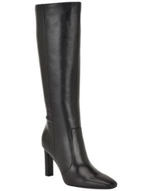 Guess Hartin Tall Block Heel Boot Regular Wide Calf - Black