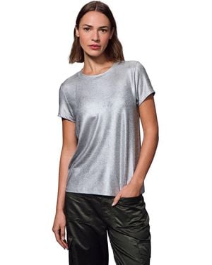 Sanctuary Shine Short-sleeve Crewneck T-shirt - Blue