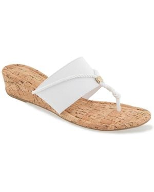 Kensie Deborah Wedge Sandal - White