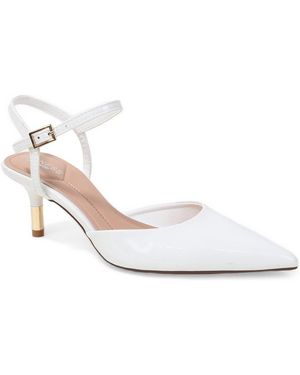 BERNESS Hee D'orsay Pumps - White