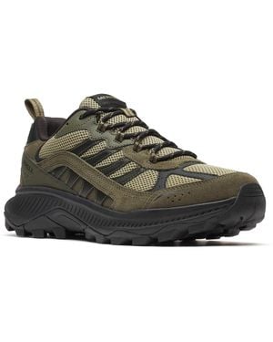 Merrell Speed Strike 2 Round Toe Leather Shoes - Green