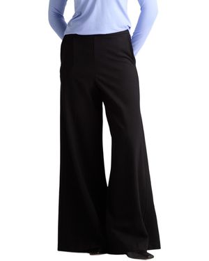 Residus Leia High Waist Wide Leg Pants - Black