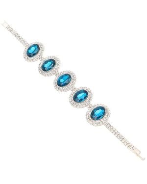 SOH Oval Statement Bracelet - Blue