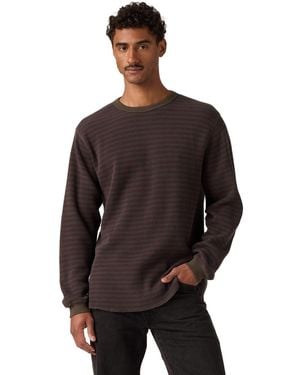 Levi's Long-sleeve Thermal Waffle-knit T-shirt - Brown