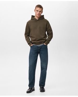 Mango Regular-fit Hoodie - Green
