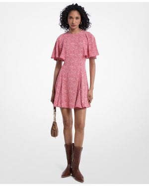 Michael Kors Crewneck Mini Dress - Pink