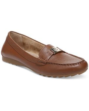 Giani Bernini Dailyn Memory Foam Slip On Loafers - Brown