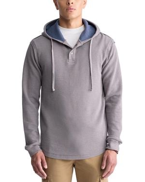 Buffalo David Bitton Kafom Knit Hoodie - Gray