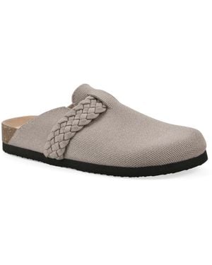 White Mountain Bestie Footbed Mule Clogs - Gray