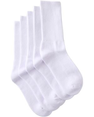 Cotton On Essential Cotton-blend Terry Knit Footbed Crew Socks - White
